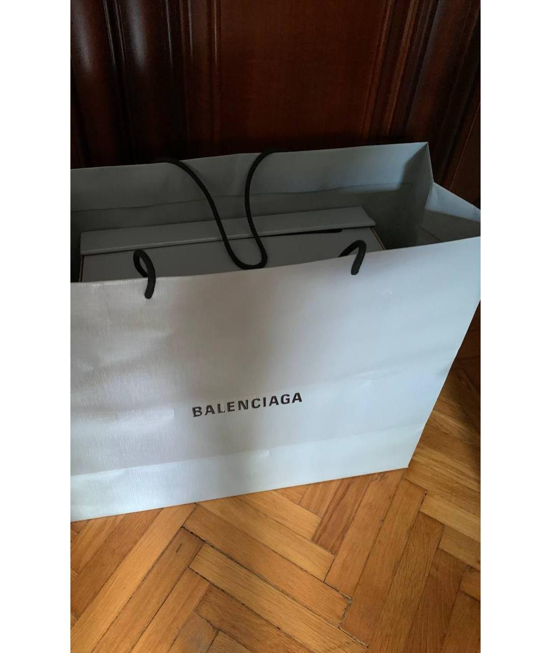 BALENCIAGA Черные резиновые сабо, фото 2