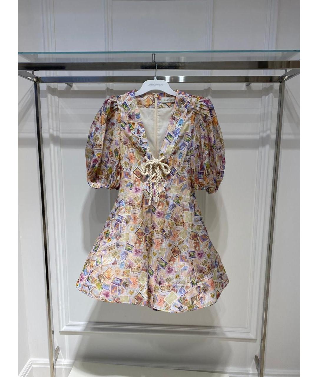 ZIMMERMANN Мульти повседневное платье, фото 3