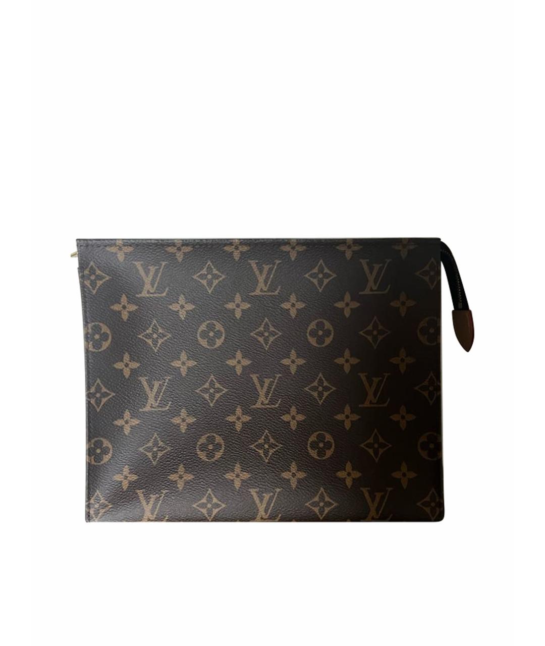 LOUIS VUITTON Коричневая косметичка, фото 1