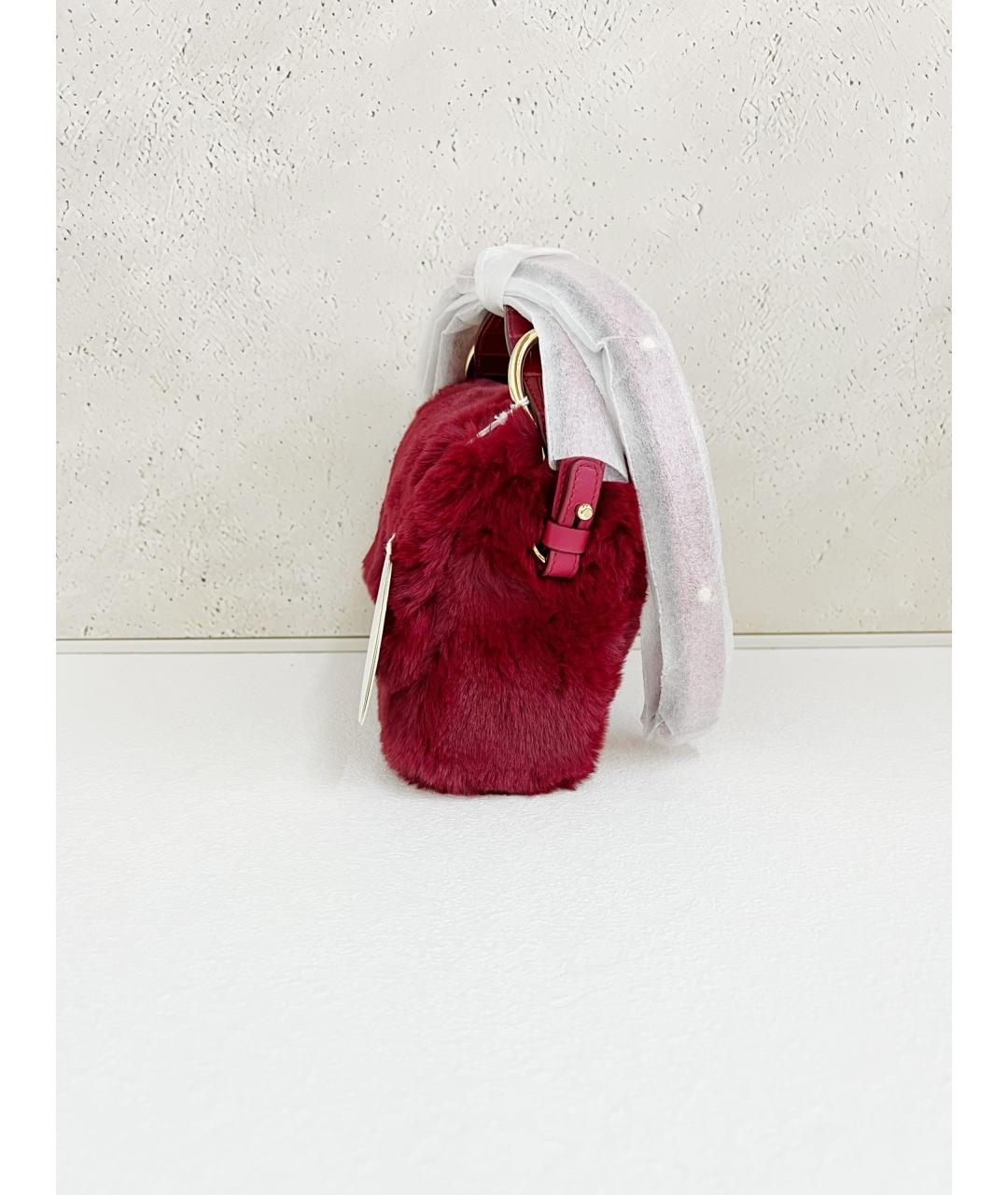 CHLOE Красная синтетическая сумка через плечо, фото 4