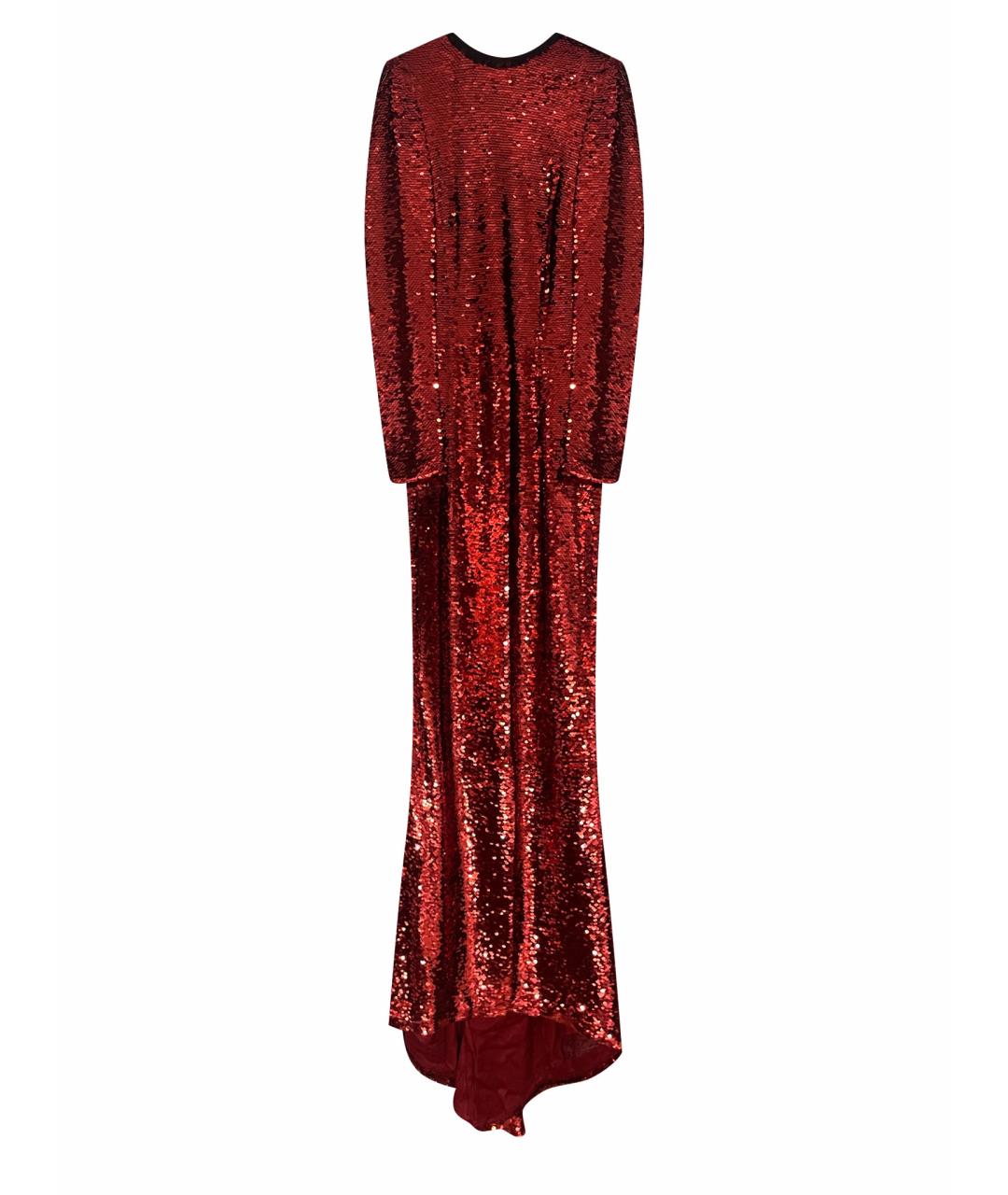 DOLCE&GABBANA Красное шелковое вечернее платье, фото 1
