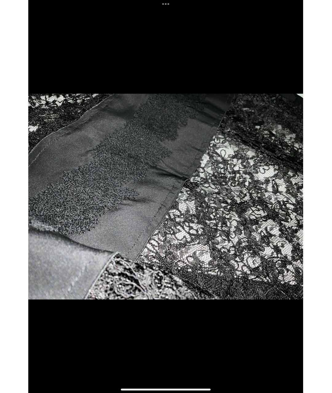 ERMANNO SCERVINO Черная полиэстеровая блузы, фото 3