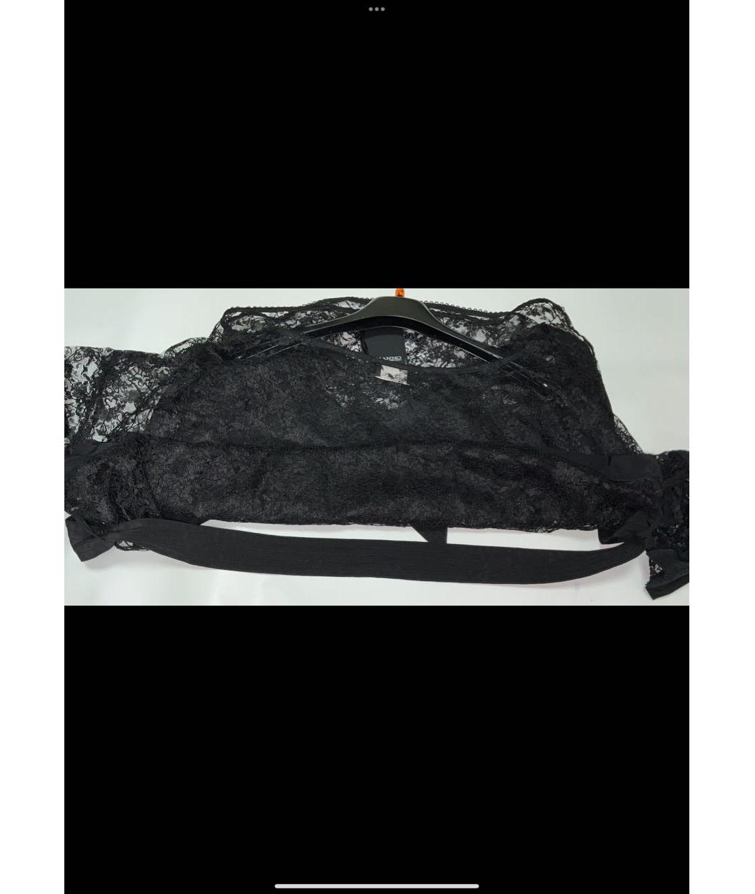 ERMANNO SCERVINO Черная полиэстеровая блузы, фото 2