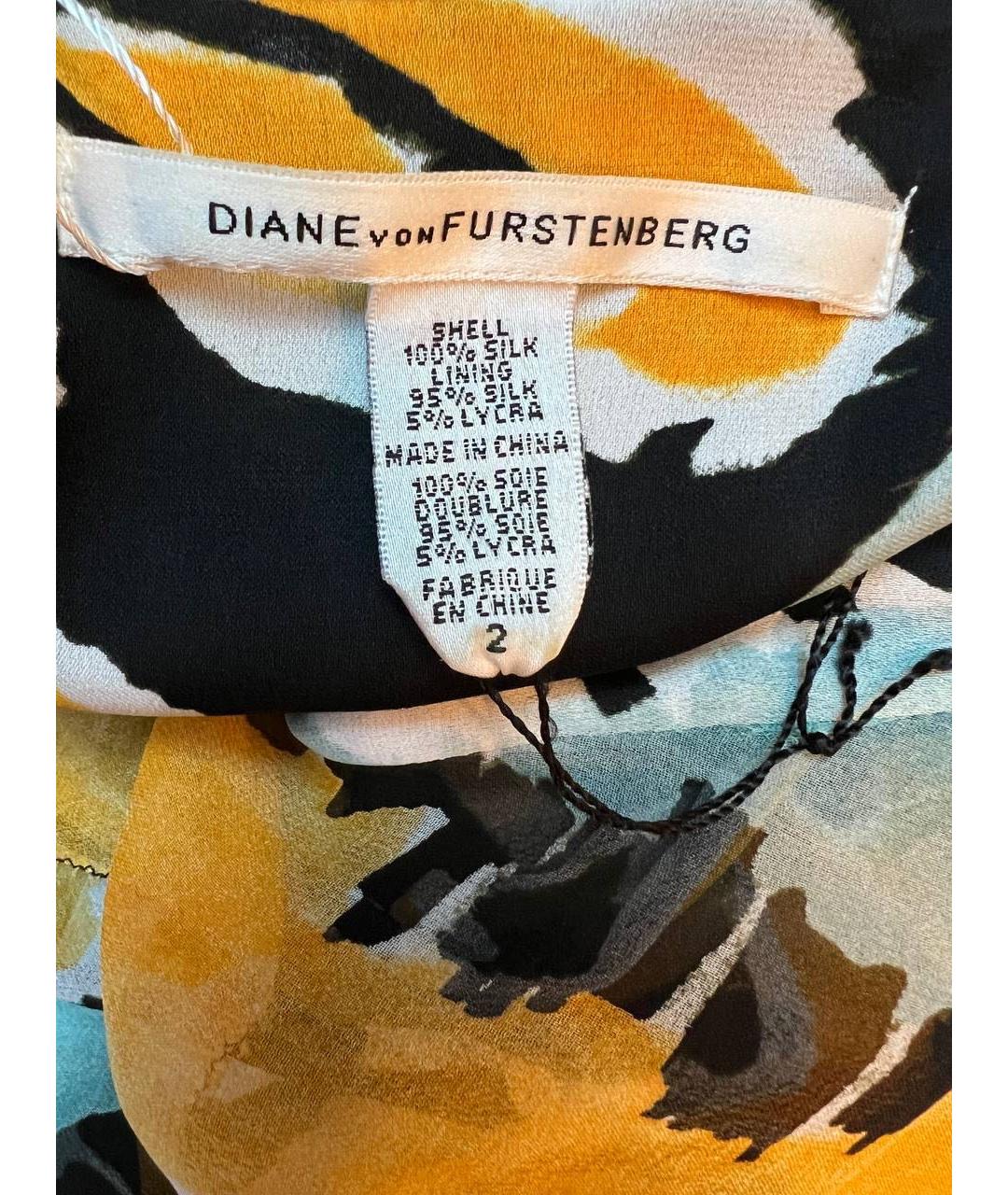 DIANE VON FURSTENBERG Мульти платье, фото 3