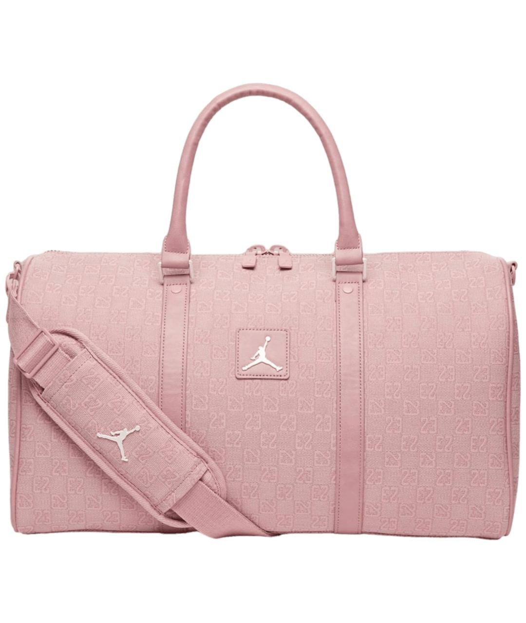 JORDAN Розовая тканевая дорожная/спортивная сумка, фото 1