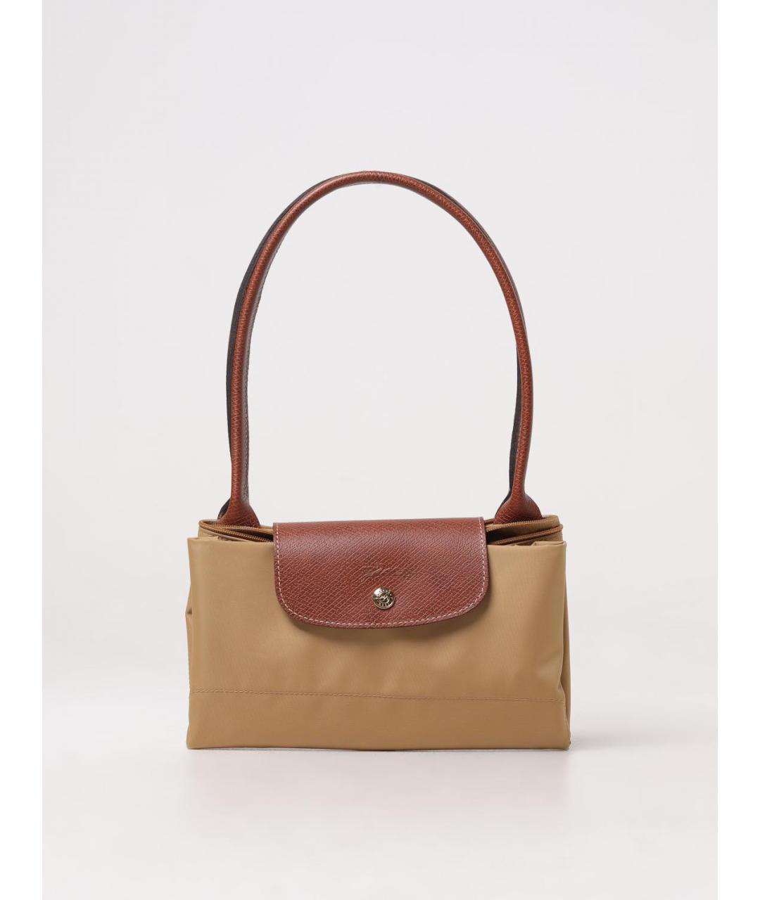 LONGCHAMP Бежевая сумка тоут, фото 4
