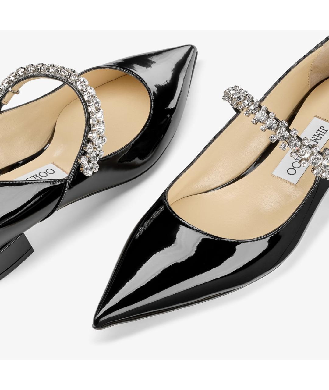 JIMMY CHOO Черные балетки, фото 5