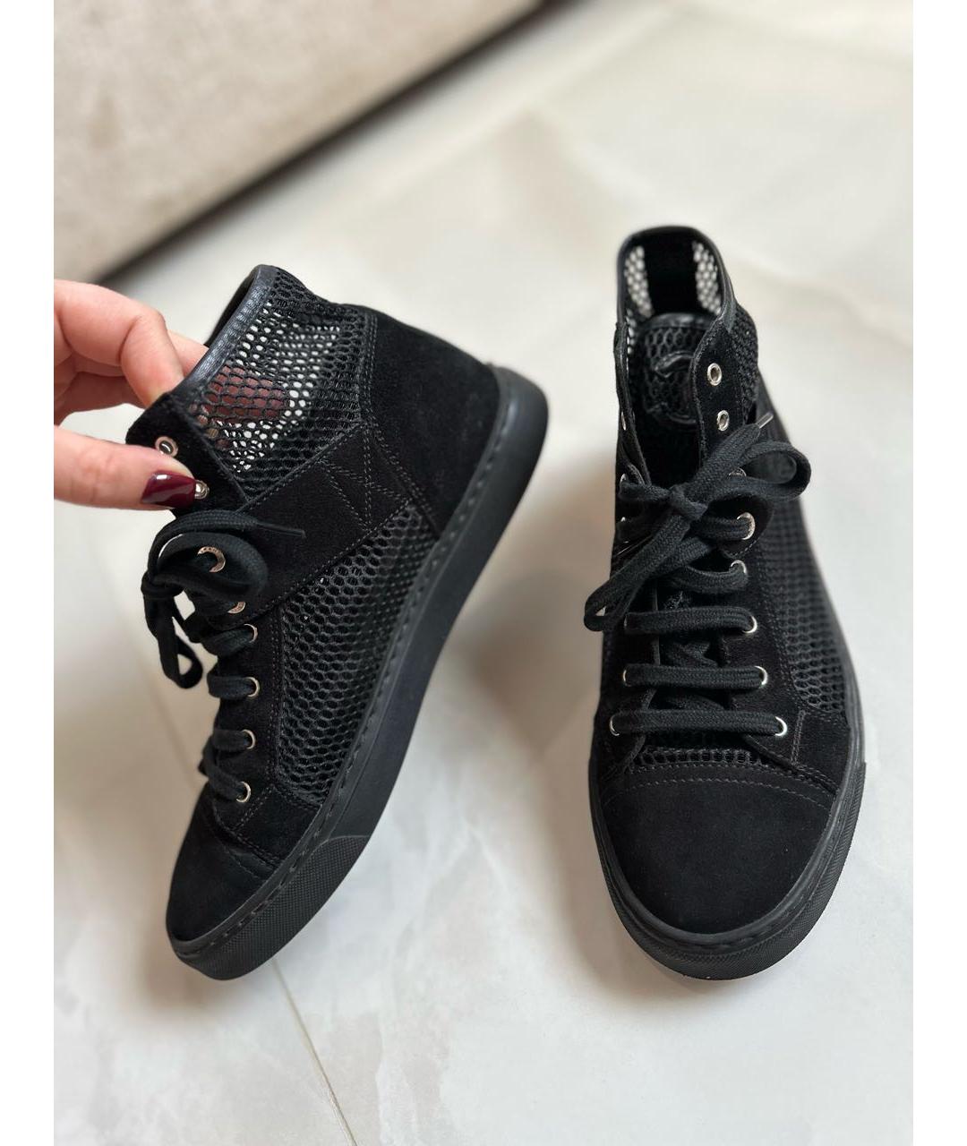 CHANEL Черные кеды, фото 6