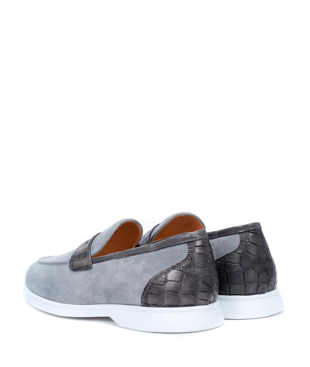 KITON Серые лоферы, фото 2