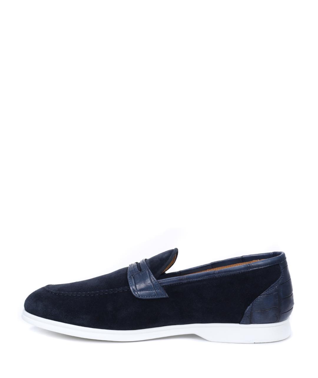 KITON Синие лоферы, фото 3