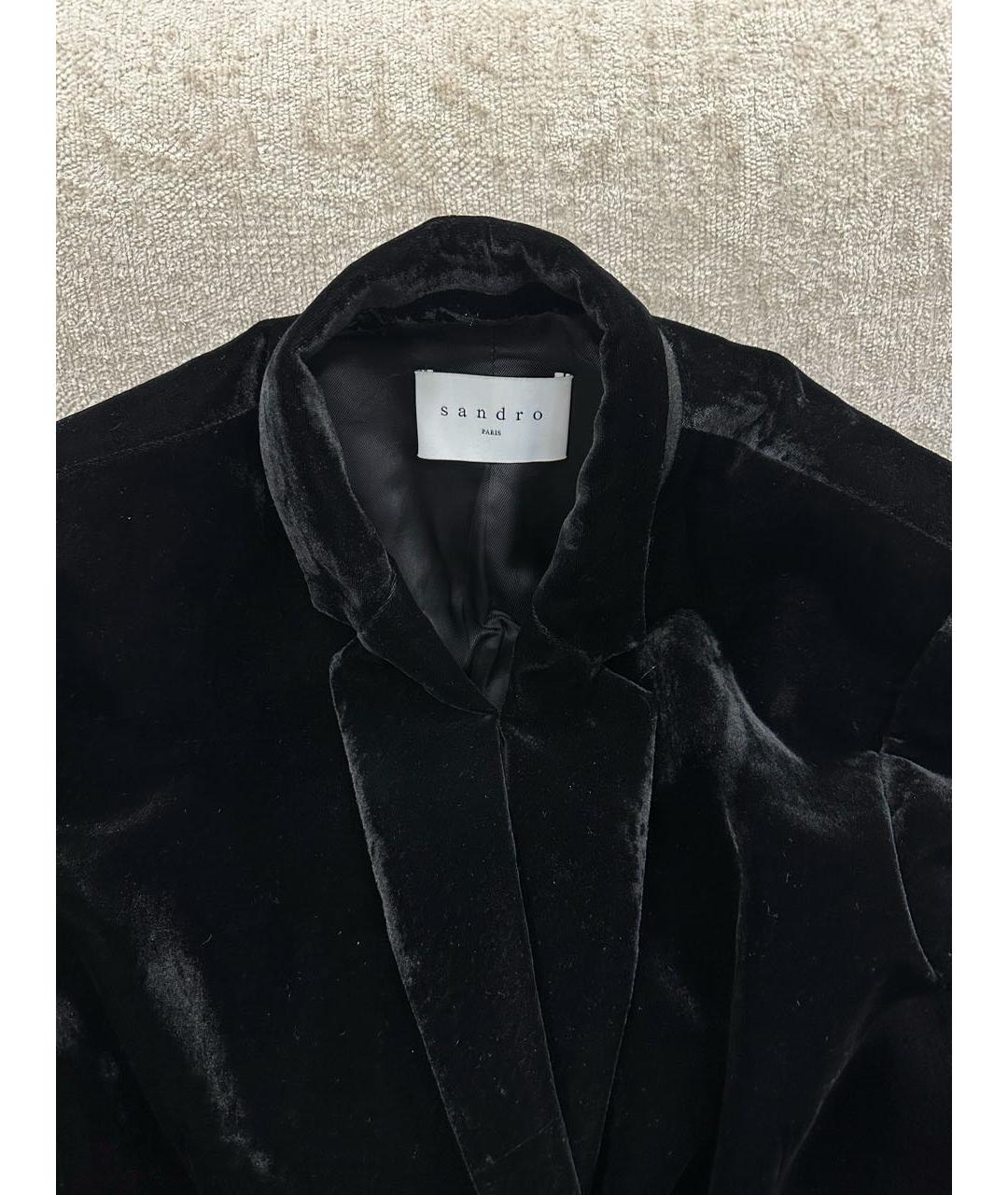 SANDRO Черный жакет/пиджак, фото 2