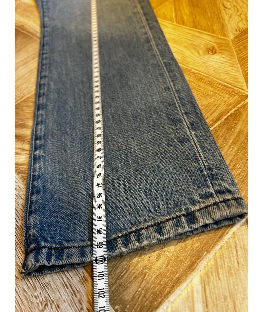 GUCCI Голубые прямые джинсы, фото 8