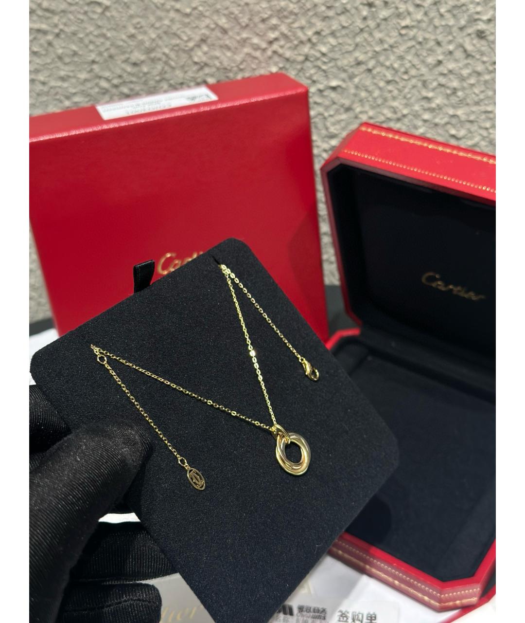 CARTIER Розовая подвеска из розового золота, фото 3