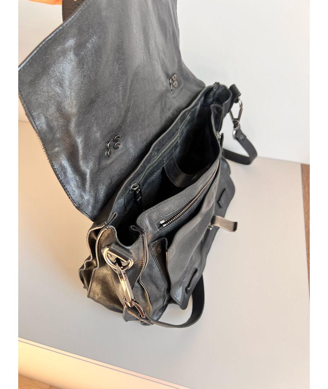 PROENZA SCHOULER Черная кожаная сумка тоут, фото 4