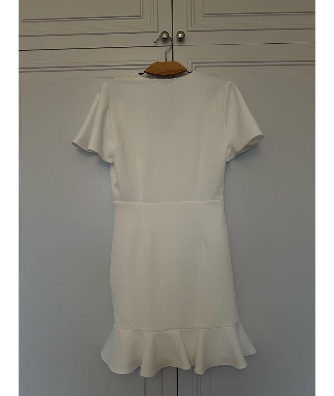 SANDRO Белое полиэстеровое повседневное платье, фото 5