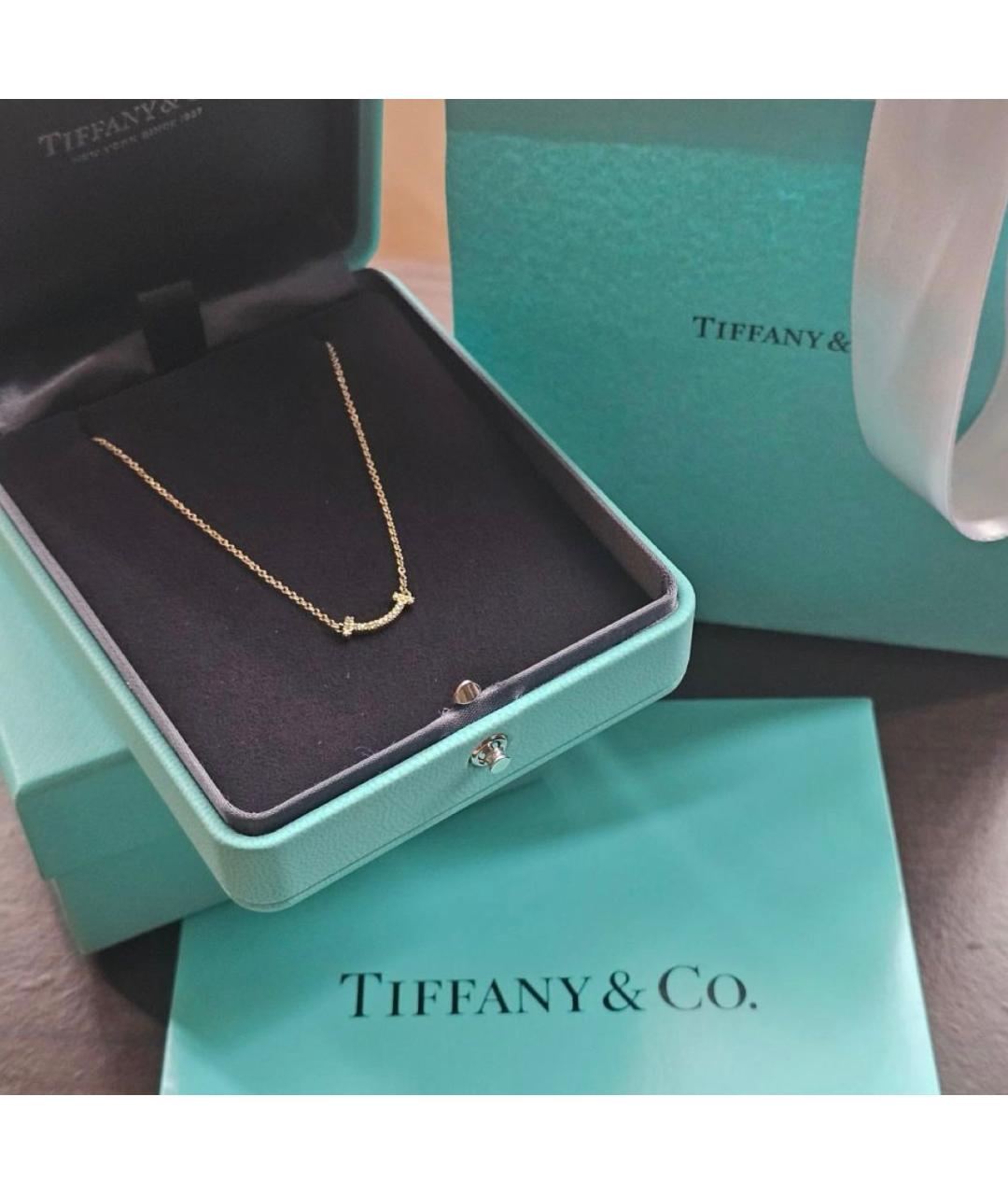 TIFFANY&CO Желтая подвеска из желтого золота, фото 4