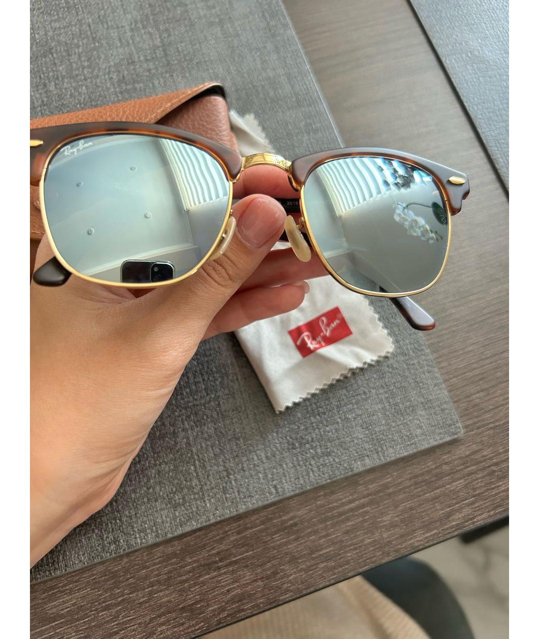 RAY BAN Пластиковые солнцезащитные очки, фото 2