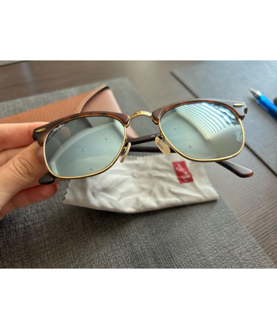 RAY BAN Пластиковые солнцезащитные очки, фото 3