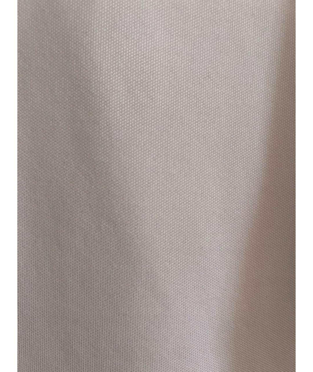 BOGNER Белое хлопко-полиэстеровое поло с коротким рукавом, фото 4