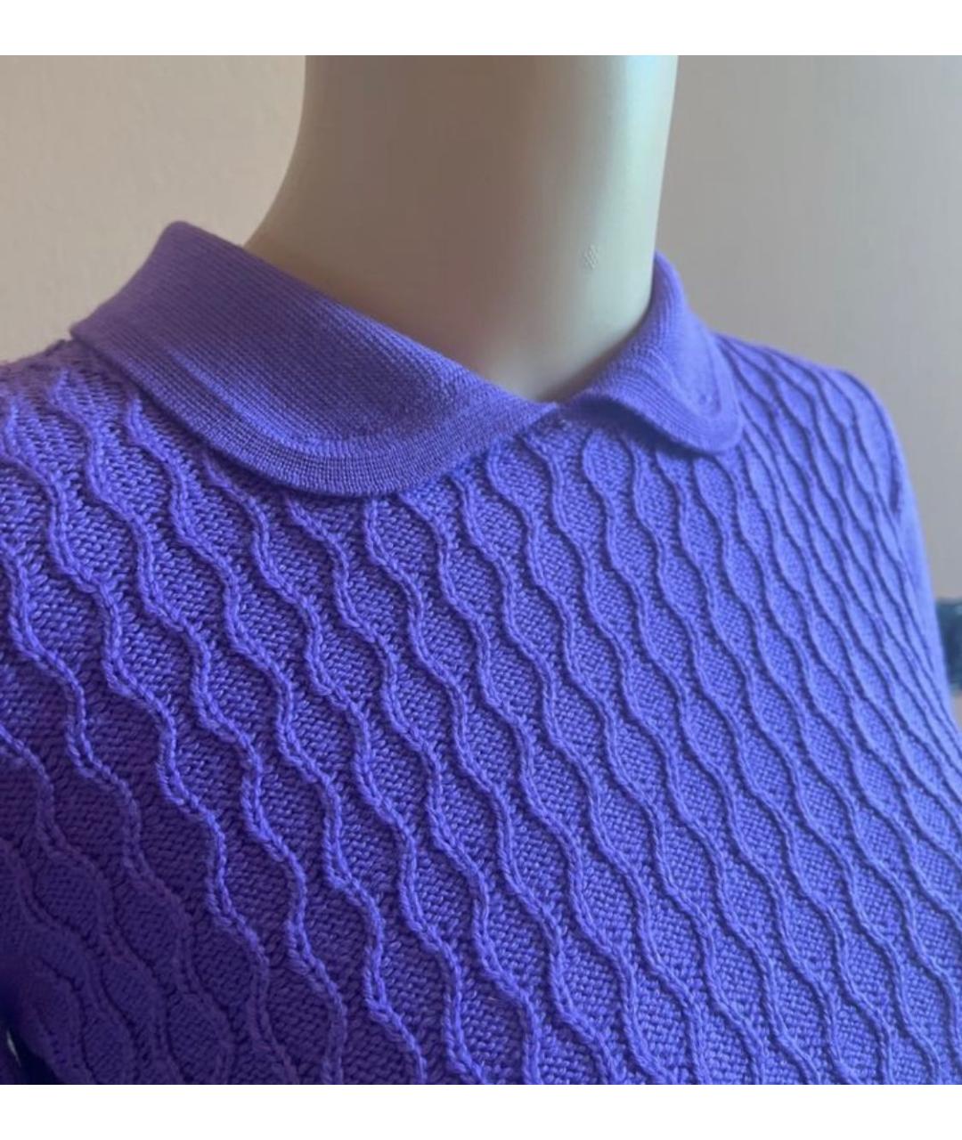 MIU MIU Фиолетовый джемпер / свитер, фото 3