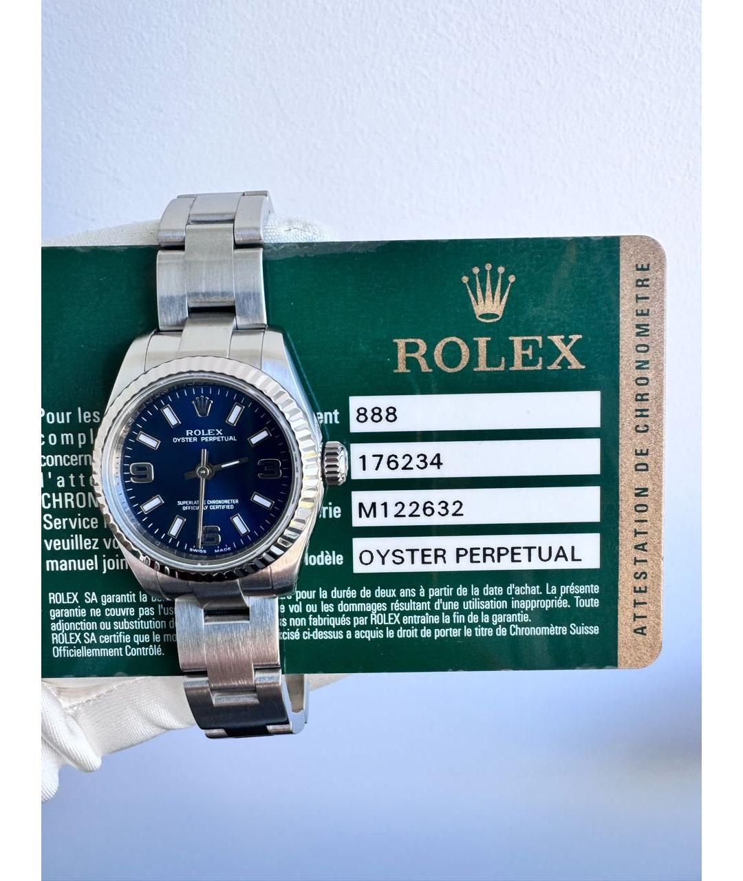 ROLEX Белые часы, фото 4