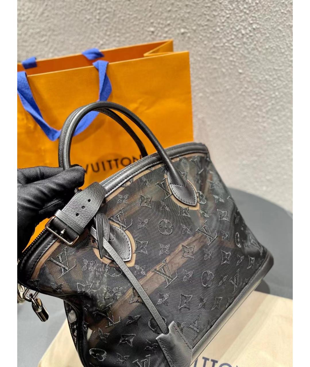 LOUIS VUITTON Черная сумка тоут, фото 7