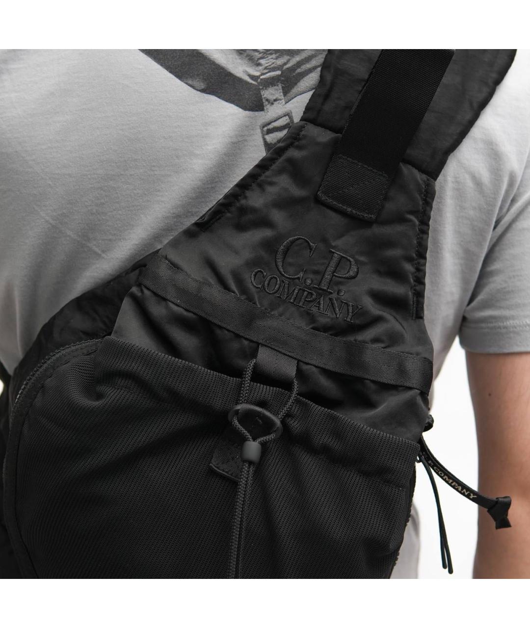 CP COMPANY Черный синтетический рюкзак, фото 3