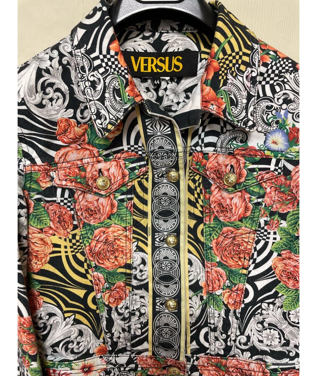 VERSUS VERSACE Мульти деним куртка, фото 4