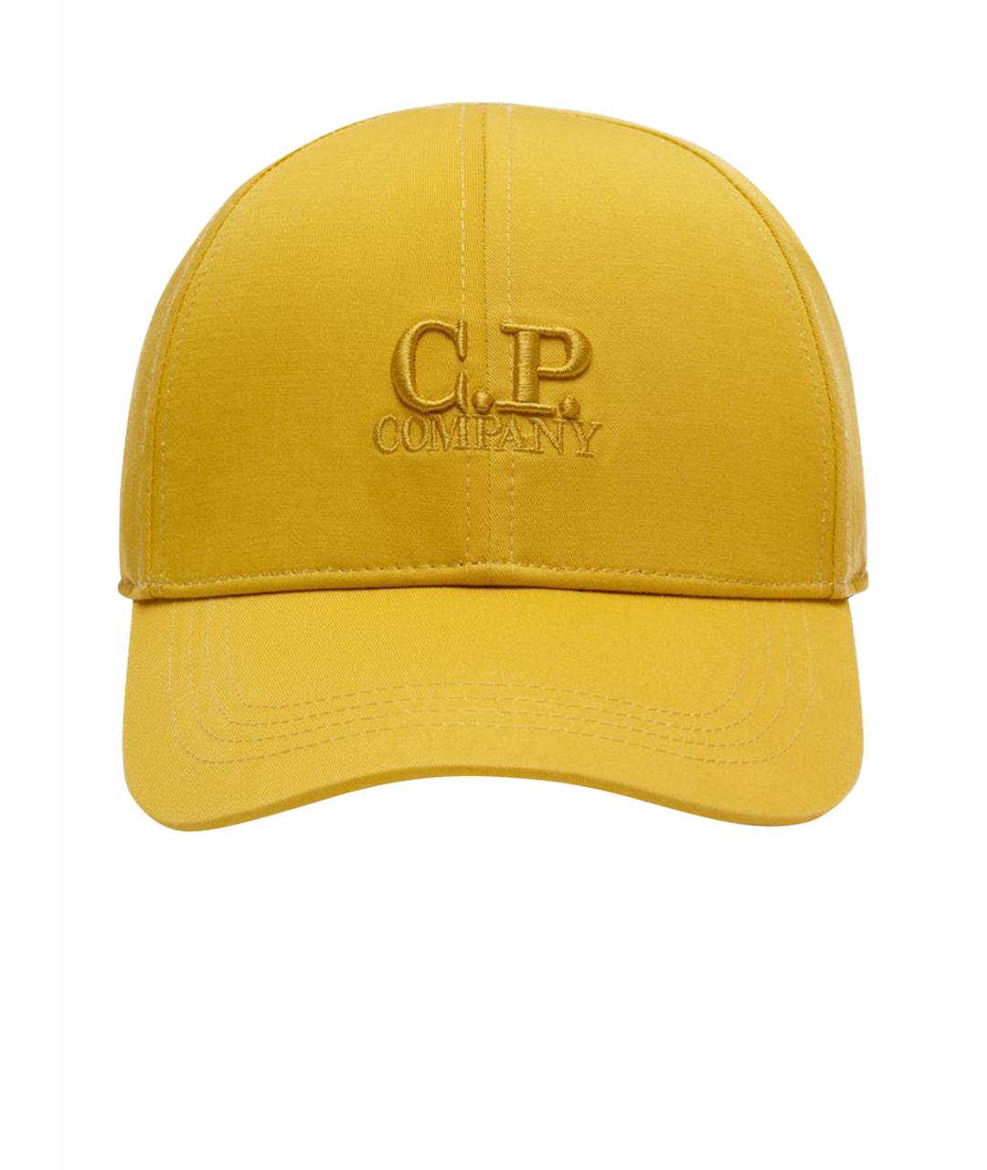 CP COMPANY Желтая синтетическая кепка/бейсболка, фото 5