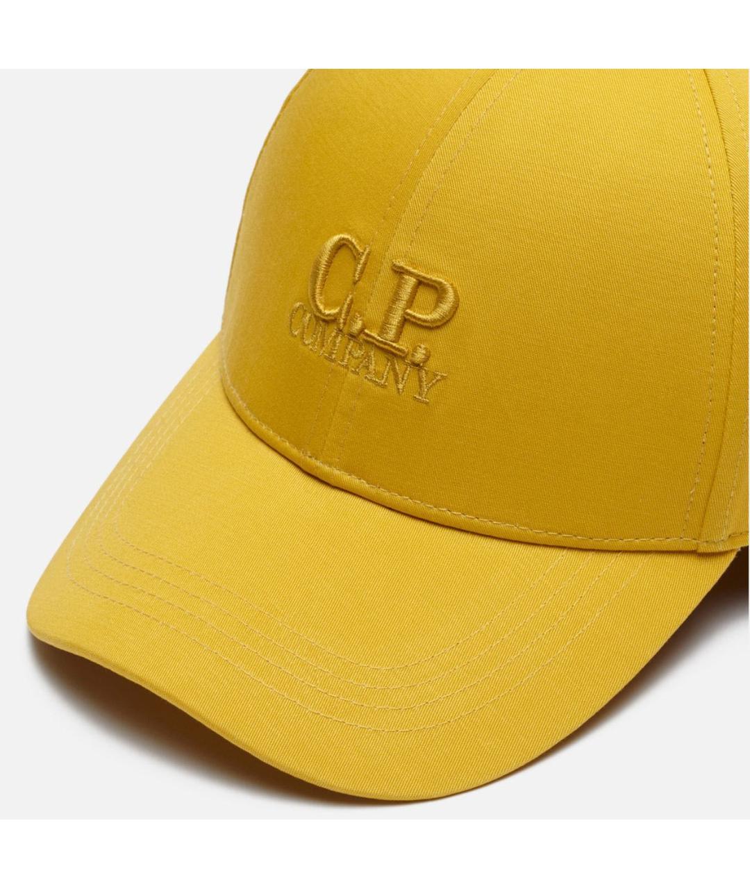 CP COMPANY Желтая синтетическая кепка/бейсболка, фото 2