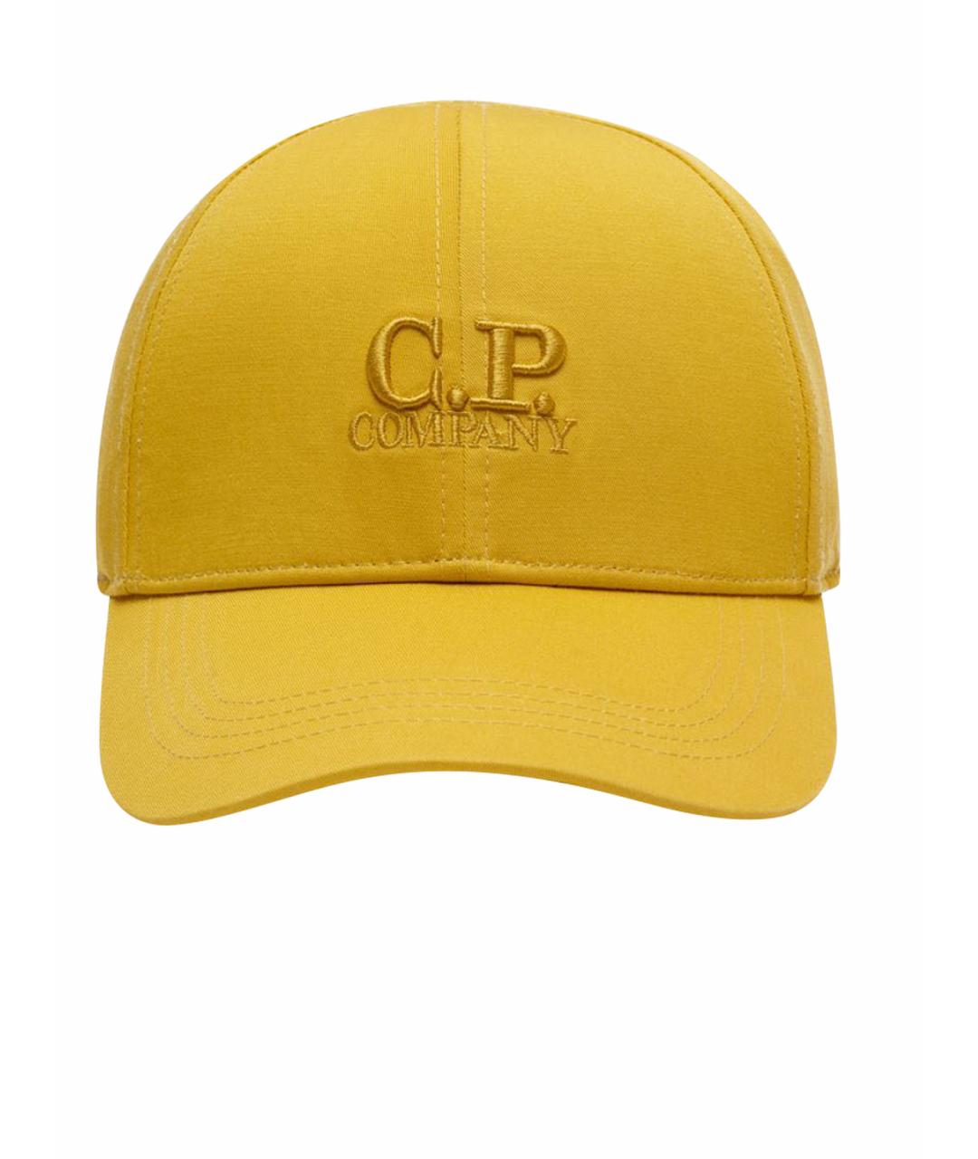 CP COMPANY Желтая синтетическая кепка/бейсболка, фото 1