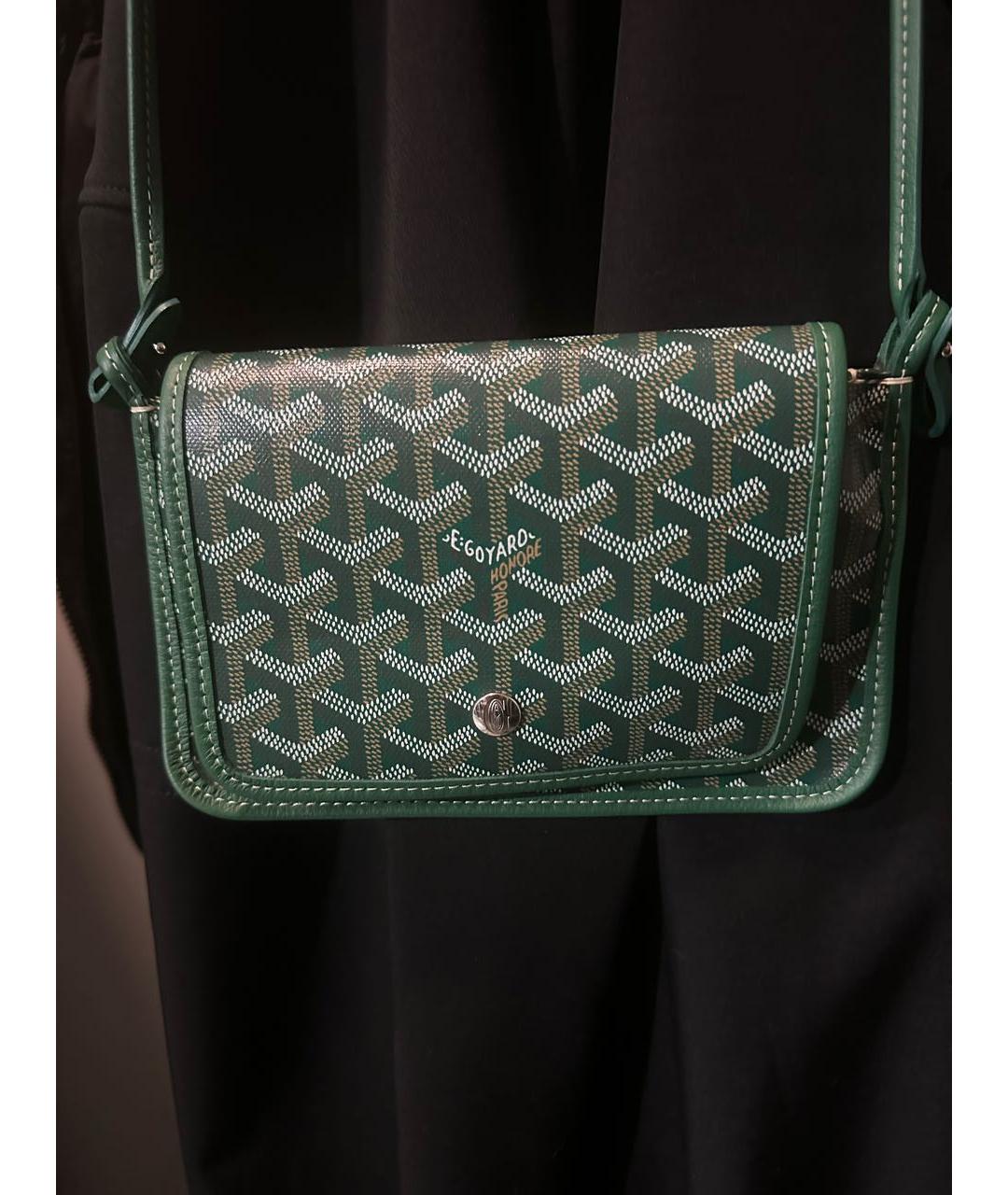 GOYARD Зеленая сумка через плечо из искусственной кожи, фото 5