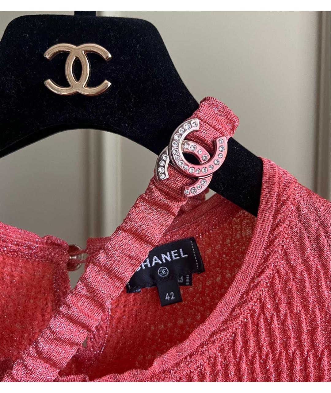 CHANEL Вискозное повседневное платье, фото 6