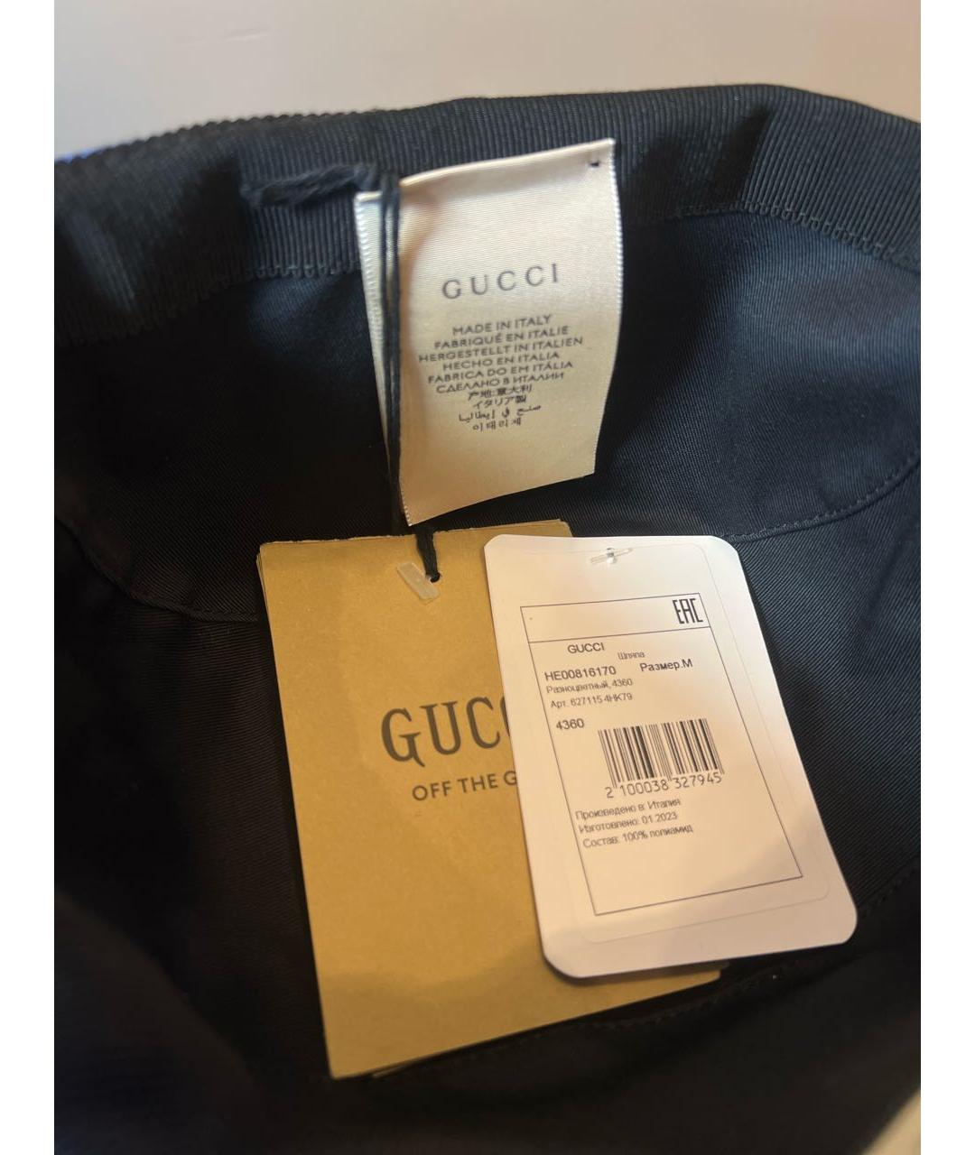 GUCCI Синяя шляпа, фото 3