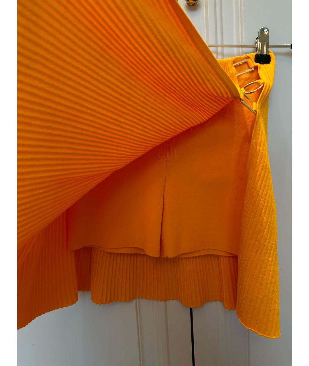 SANDRO Оранжевая юбка-шорты, фото 5