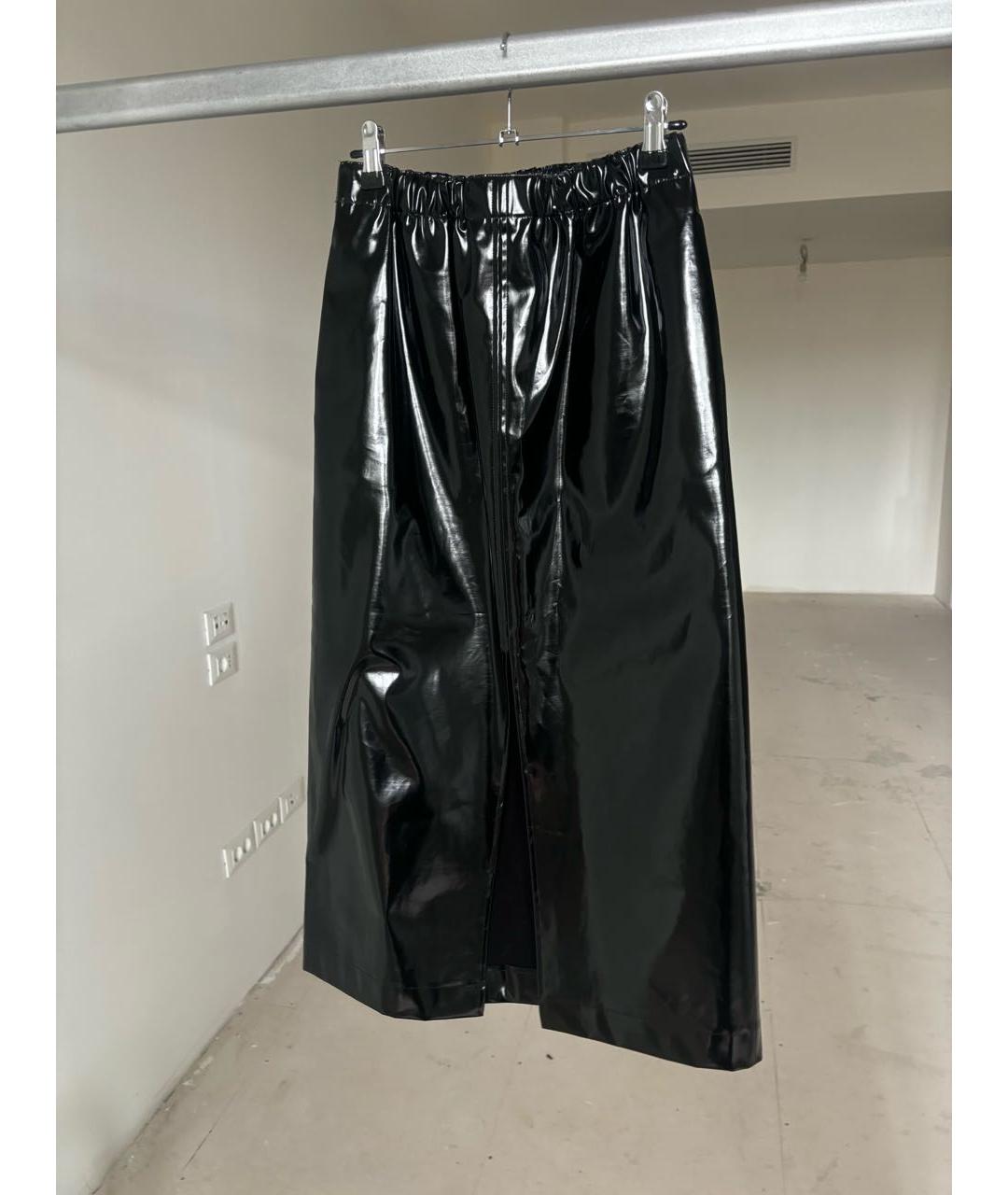 MAISON MARGIELA Черная юбка миди, фото 2