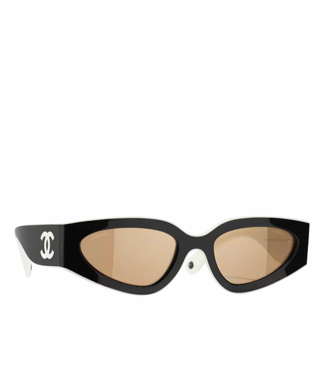 CHANEL Белые солнцезащитные очки, фото 1
