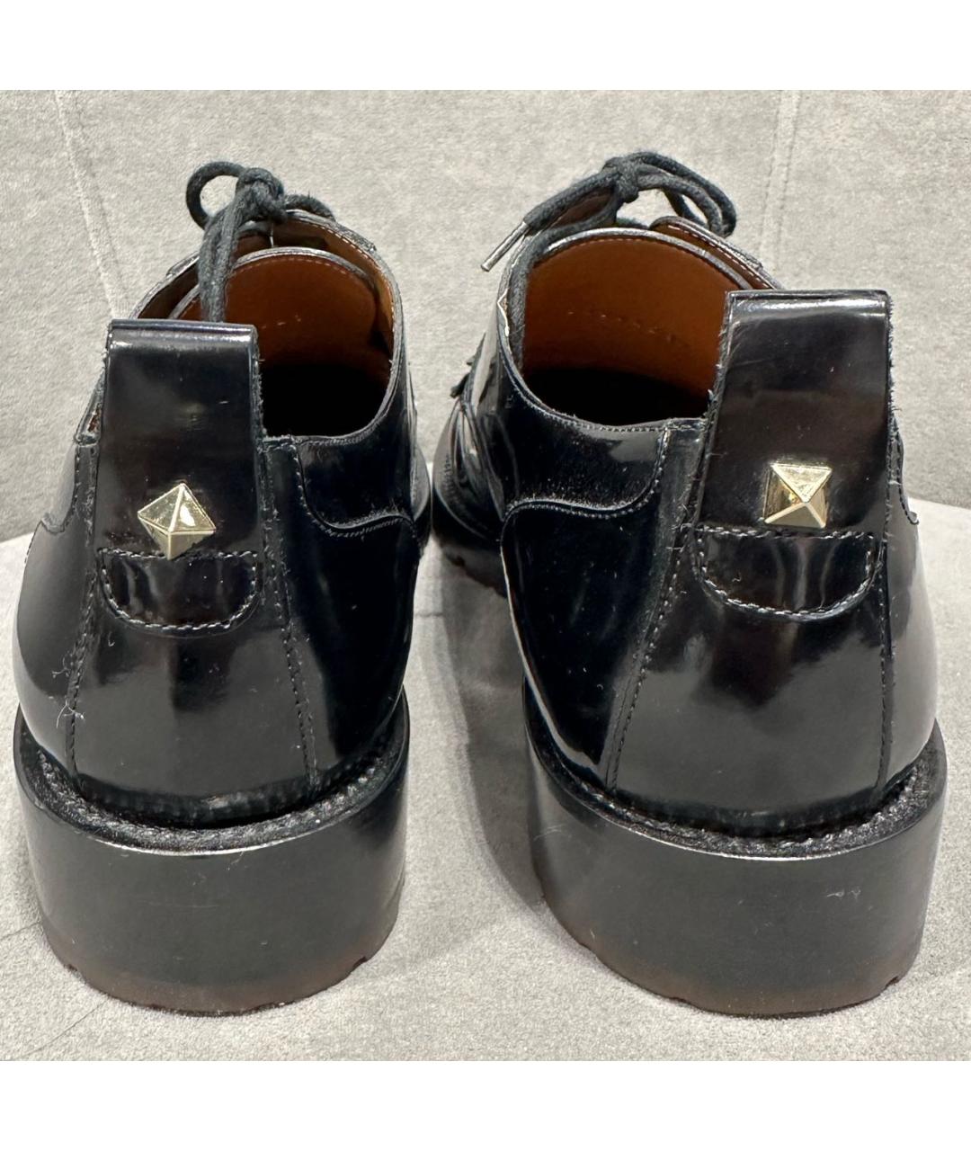 VALENTINO Черные ботинки из лакированной кожи, фото 4