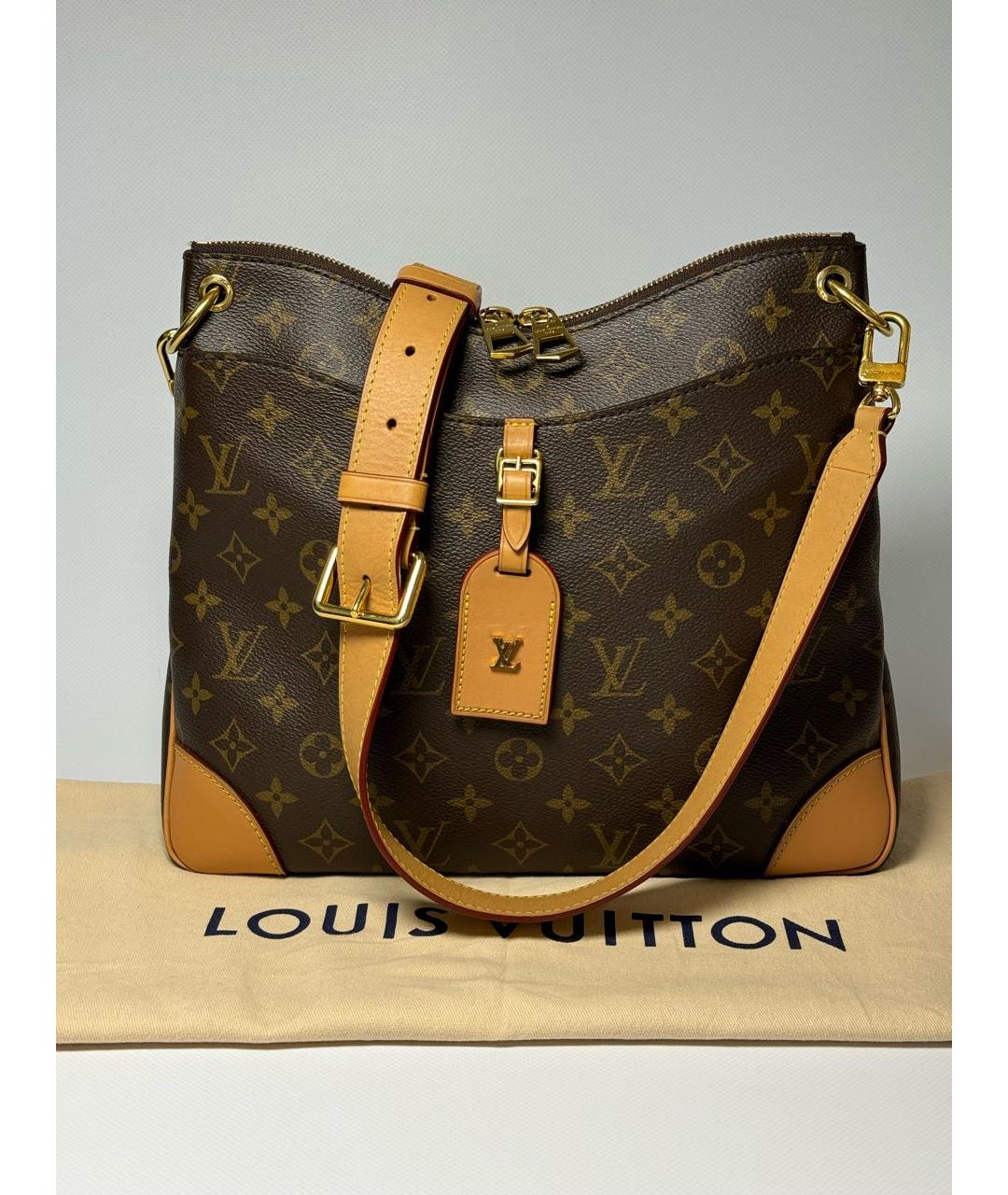 LOUIS VUITTON Коричневая сумка через плечо, фото 8