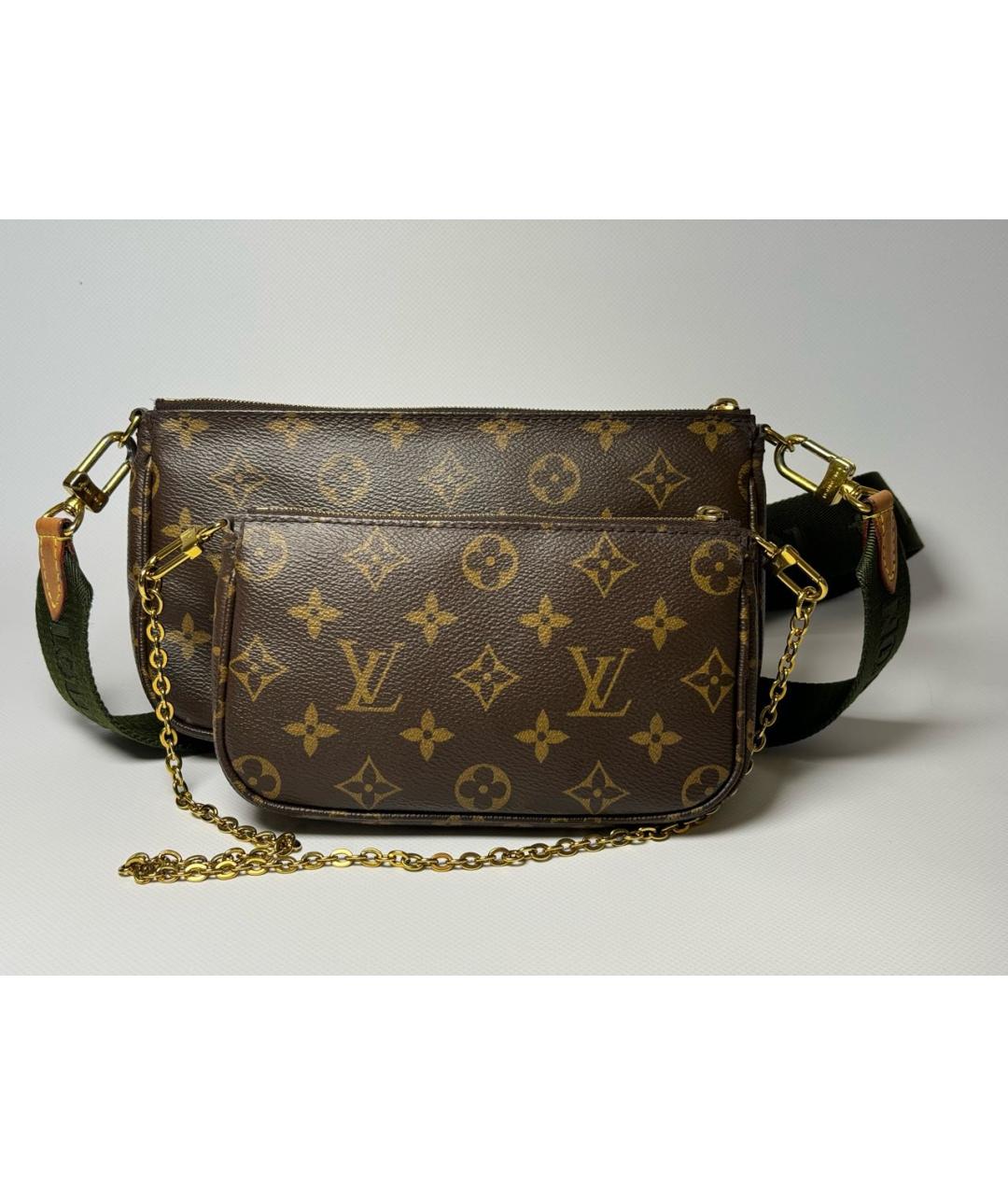 LOUIS VUITTON Коричневая сумка через плечо, фото 3