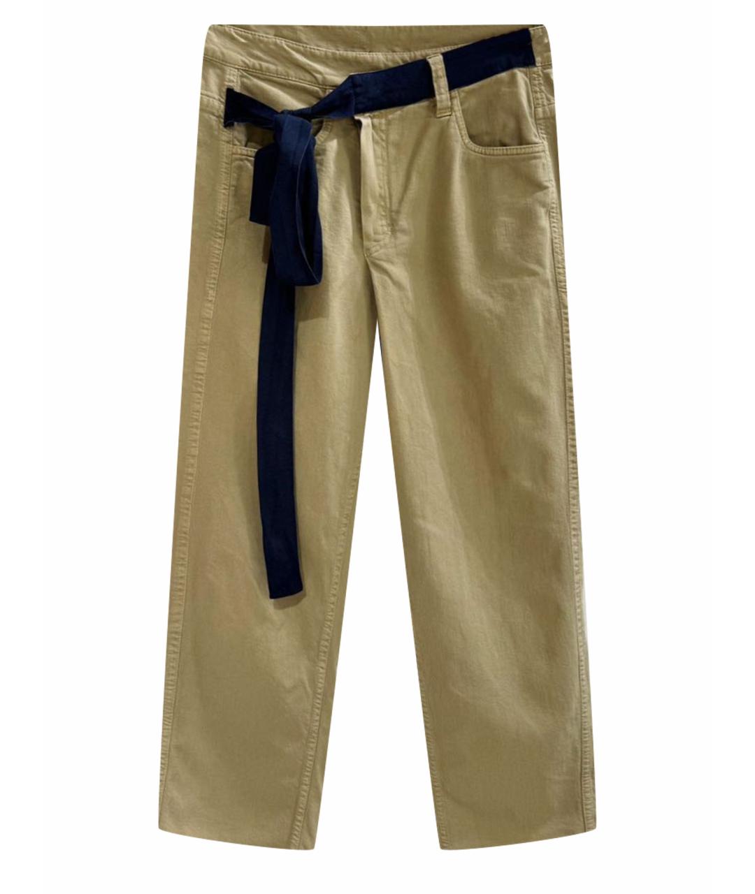 BRUNELLO CUCINELLI Бежевые прямые джинсы, фото 1
