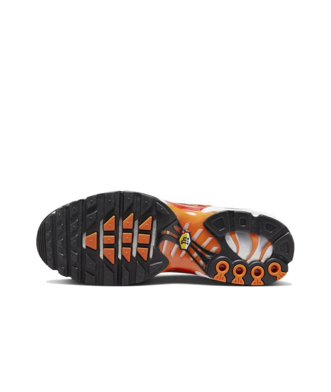 NIKE Оранжевое синтетические низкие кроссовки / кеды, фото 5