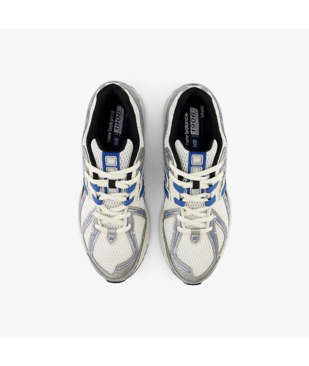 NEW BALANCE Белые текстильные кроссовки, фото 3