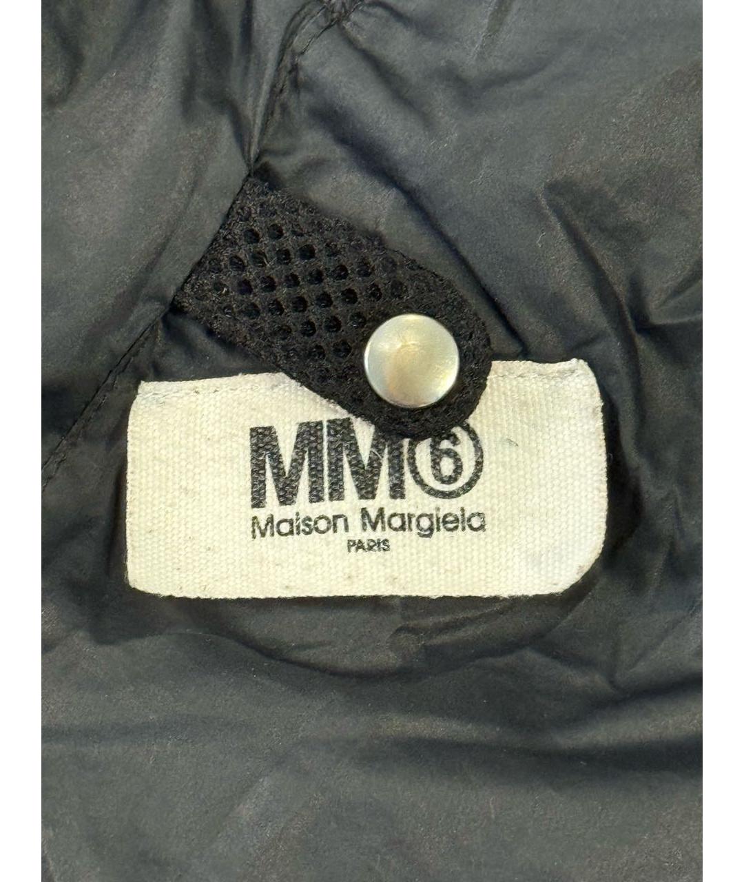 MM6 MAISON MARGIELA Черная синтетическая сумка тоут, фото 7