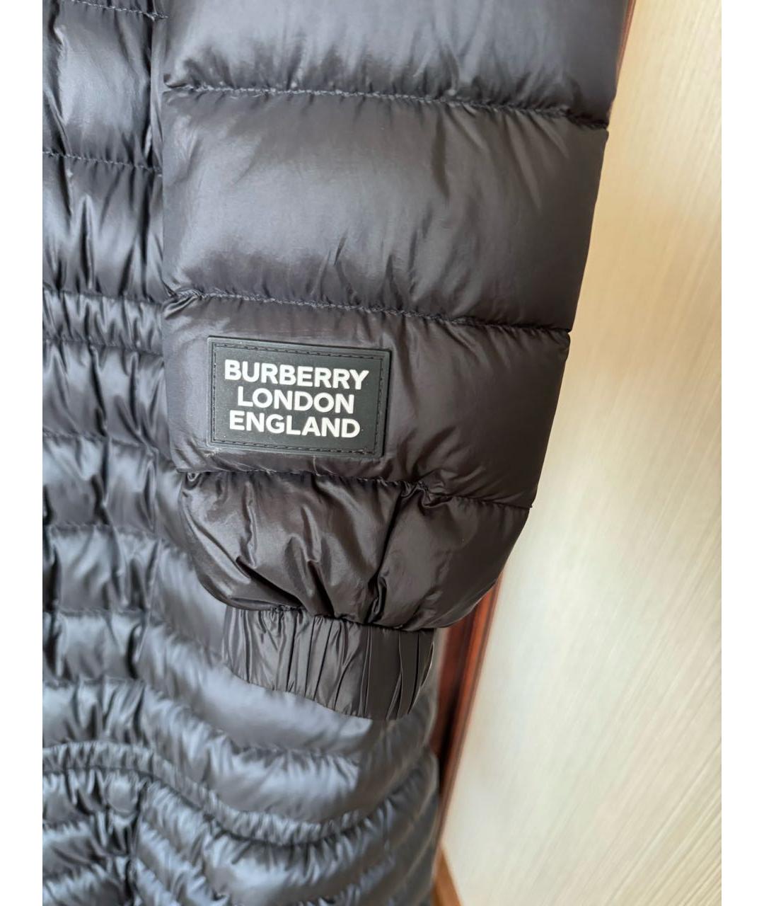 BURBERRY Черный пуховик, фото 5