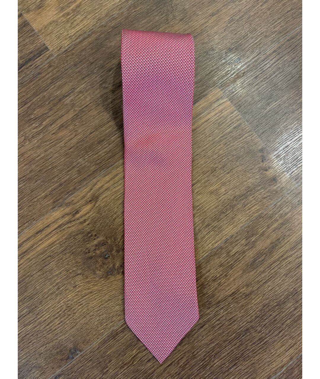 ERMENEGILDO ZEGNA Розовый шелковый галстук, фото 6