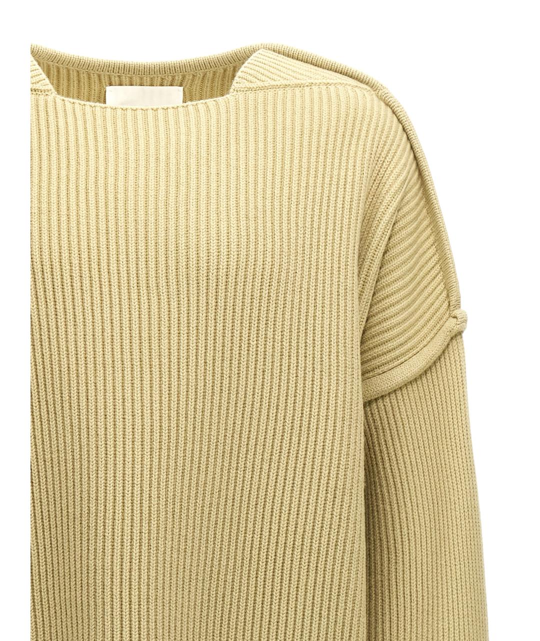 JIL SANDER Зеленый шерстяной джемпер / свитер, фото 3