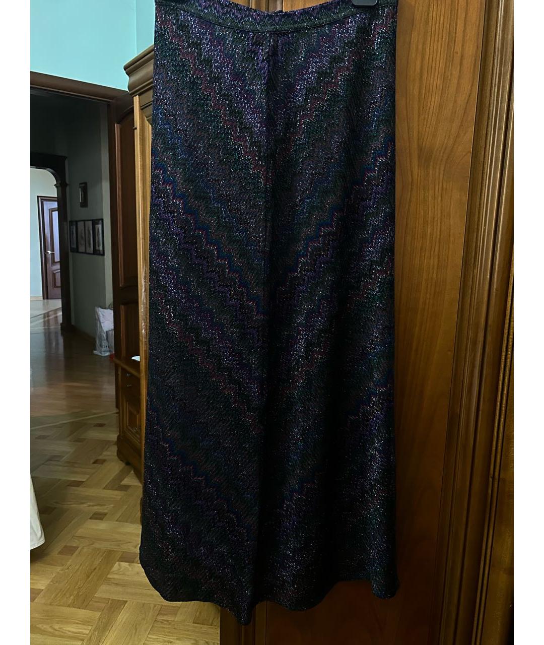 MISSONI Фиолетовый вискозный костюм с юбками, фото 2