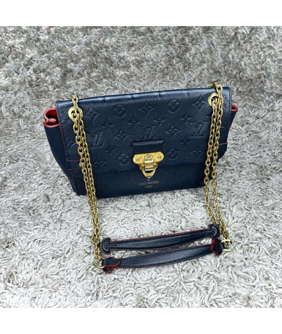 LOUIS VUITTON Темно-синяя сумка через плечо, фото 2