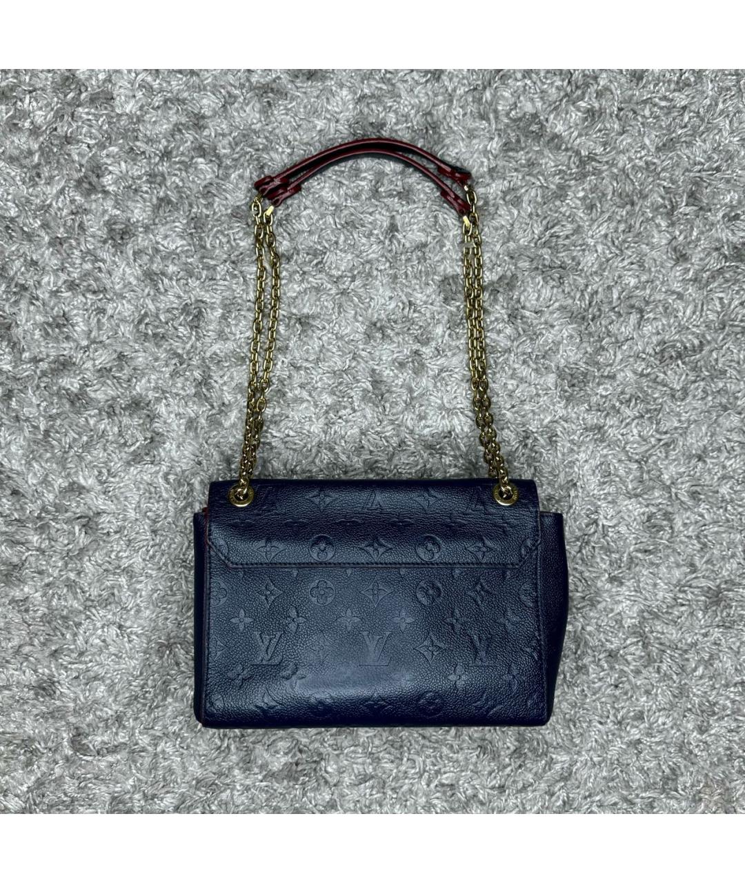 LOUIS VUITTON Темно-синяя сумка через плечо, фото 4
